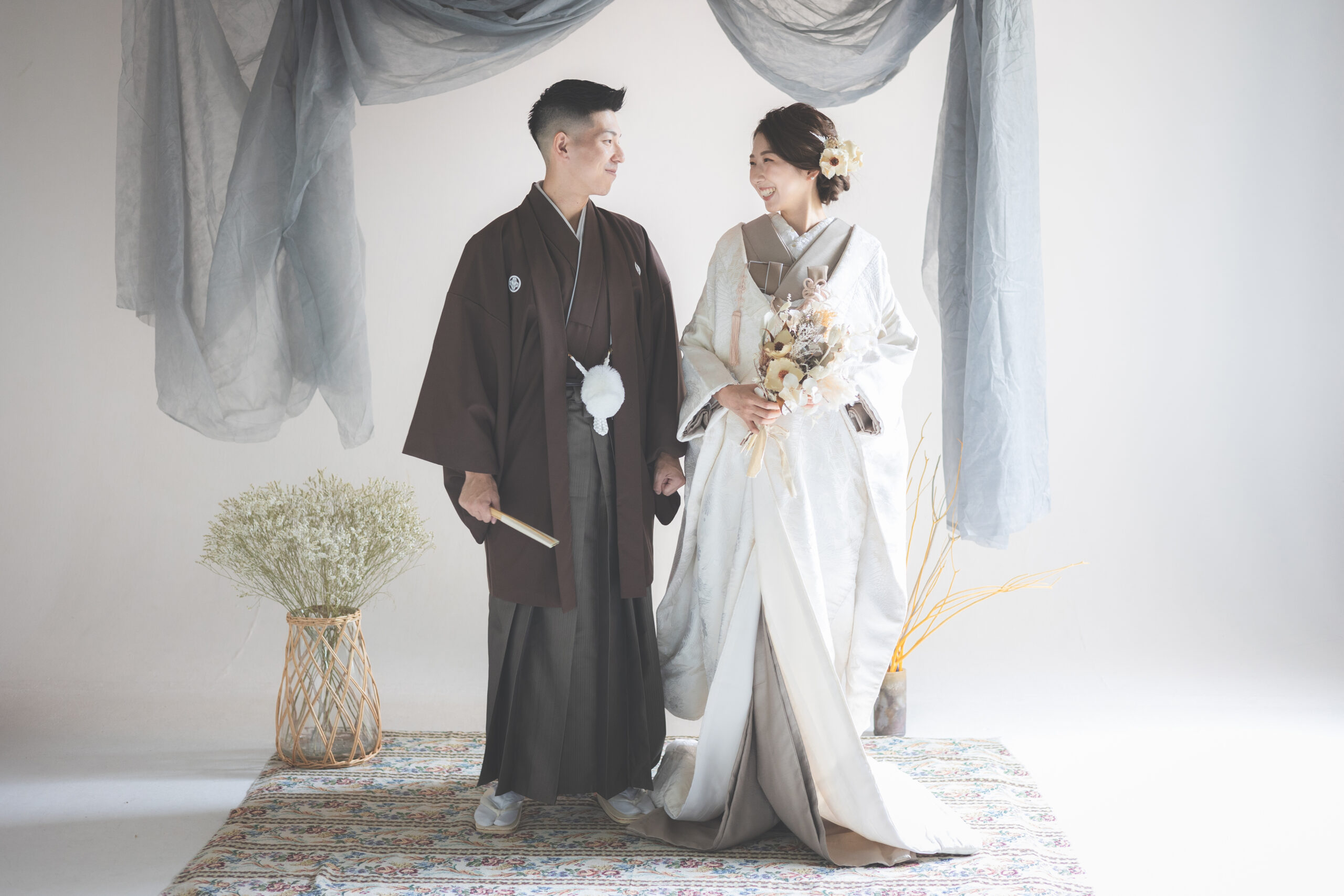 おしゃれ花嫁必見！トレンド色掛下×和装コーデ8選 | 結婚写真・フォト 